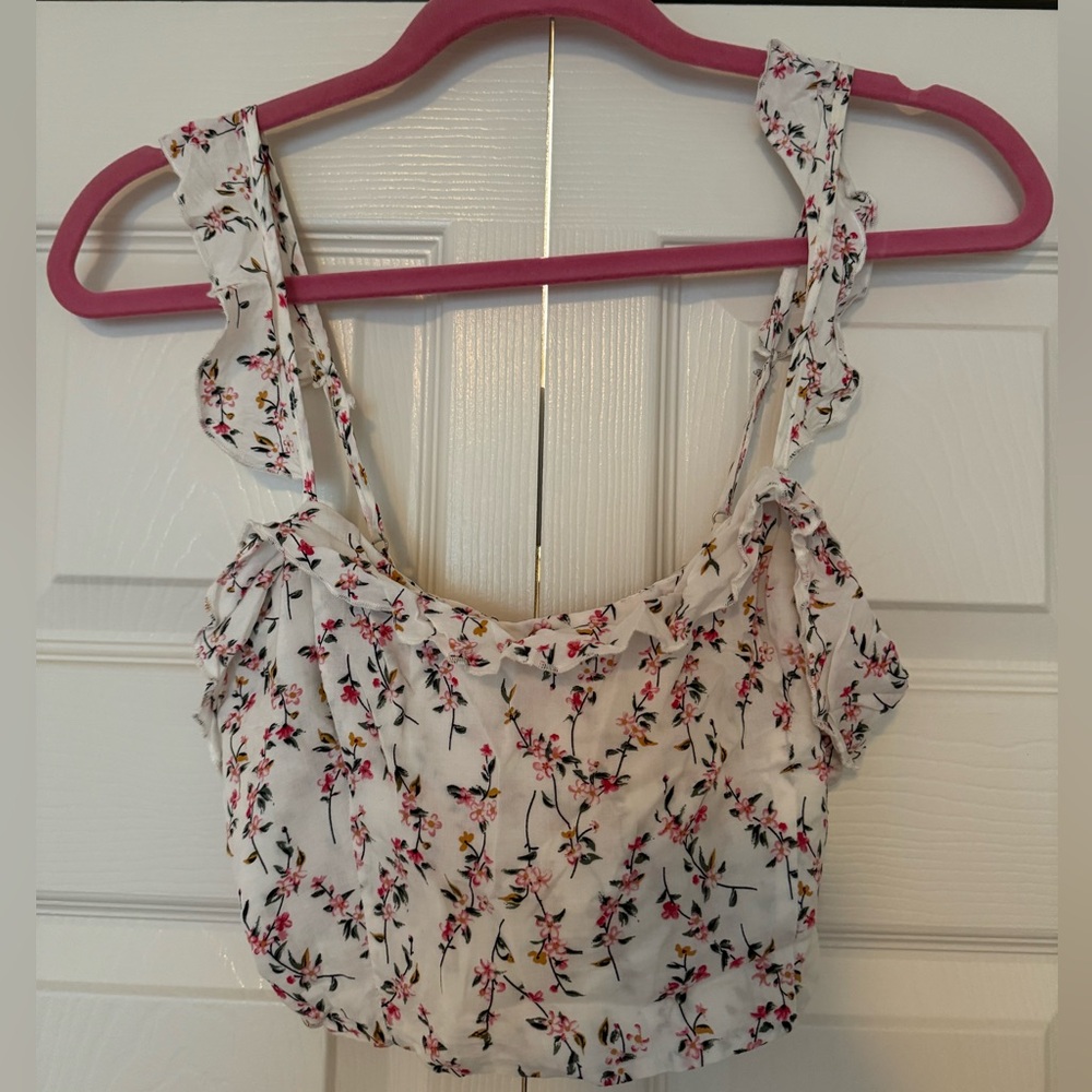 Flower crop top